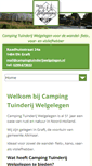 Mobile Screenshot of campingtuinderijwelgelegen.nl